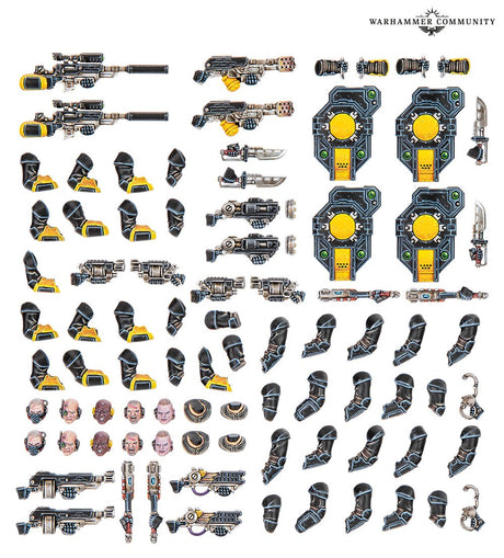 Necromunda Palanite Enforcer Weapons & Upgrades