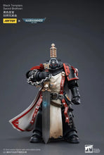 Ladda in bild i Gallery viewer, JOYTOY Warhammer 40k Actionfigur Black Templars Primaris Sword Brethren Brother Eberwulf