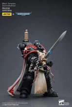 Bild in den Galerie-Viewer laden, JOYTOY Warhammer 40k Actionfigur Black Templars Primaris Sword Brethren Brother Eberwulf