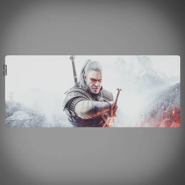 The Witcher Desk Mat - Geralt of Rivia Box Art