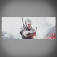 The Witcher Desk Mat - Geralt of Rivia Box Art