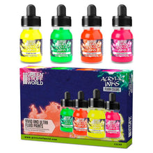 Load image into Gallery viewer, Green Stuff World Acrylic Inks Set Fluor