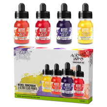 Load image into Gallery viewer, Green Stuff World Acrylic Inks Set Transparent Fire