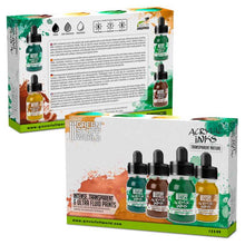 Load image into Gallery viewer, Green Stuff World Acrylic Inks Set Transparent Nature