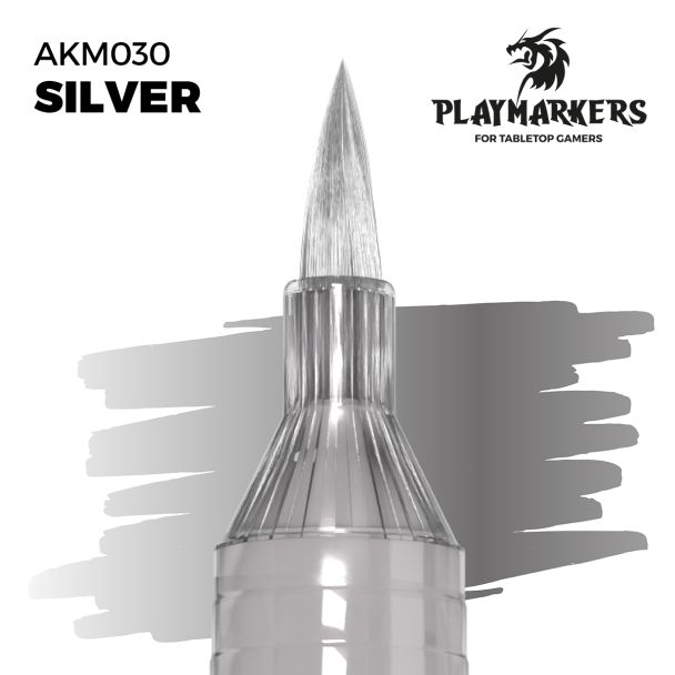 AK Interactive Playmarkers Silver