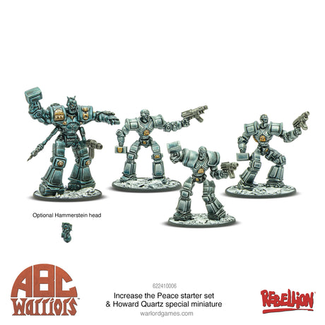 ABC Warriors Increase The Peace Starter Game & Howard Quartz 'Mr Ten Per Cent' Special Miniature