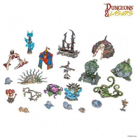 Dungeons & Lasers Miniatures Ancient Ruins Scatter Terrain