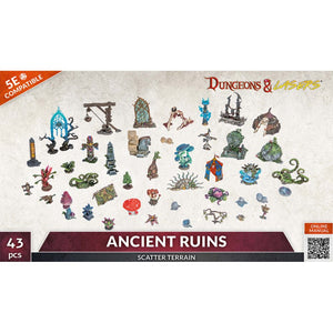 Dungeons & Lasers Miniatures Ancient Ruins Scatter Terrain