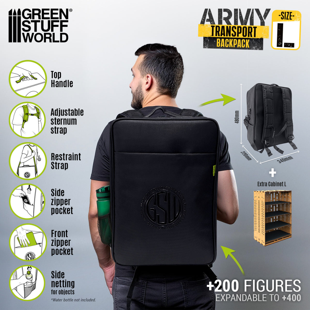 Green Stuff World Army Transport BackPack