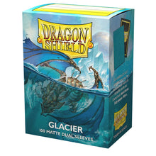 Load image into Gallery viewer, Dragon Shield Dual Matte Sleeves Standard Size Miniom - Glacier (100)