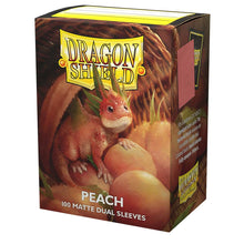 Load image into Gallery viewer, Dragon Shield Dual Matte Sleeves Standard Size Piip - Peach (100)