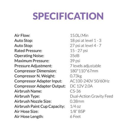 Ambition Series GTS-06 Serenair Mini Air Compressor