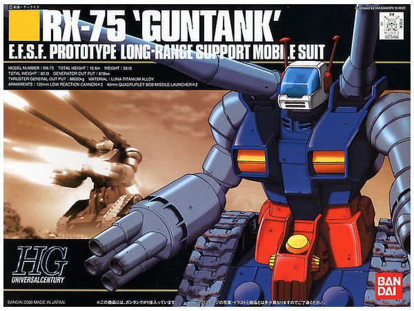 HGUC Guntank 1/144 Model Kit