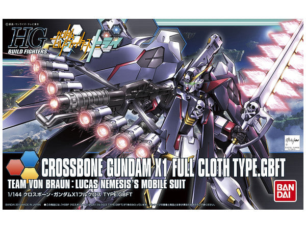 HGBF Crossbone Gundam X1 Full Cloth Type.GBFT 1/144 Model Kit