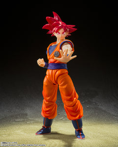 Dragon Ball Super Saiyan God Son Goku Saiyan God Instilled With The Light Of Righteous Hearts S.H.Figuarts