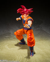 Load image into Gallery viewer, Dragon Ball Super Saiyan God Son Goku Saiyan God Instilled With The Light Of Righteous Hearts S.H.Figuarts