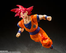 Load image into Gallery viewer, Dragon Ball Super Saiyan God Son Goku Saiyan God Instilled With The Light Of Righteous Hearts S.H.Figuarts