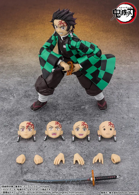 Demon Slayer Kimetsu no Yaiba: Tanjiro Kamado (Battle at Infinity Castle Ver.) S.H.Figuarts