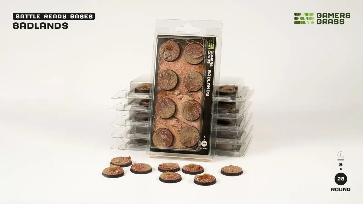 Gamers Grass Badlands Bases 28mm