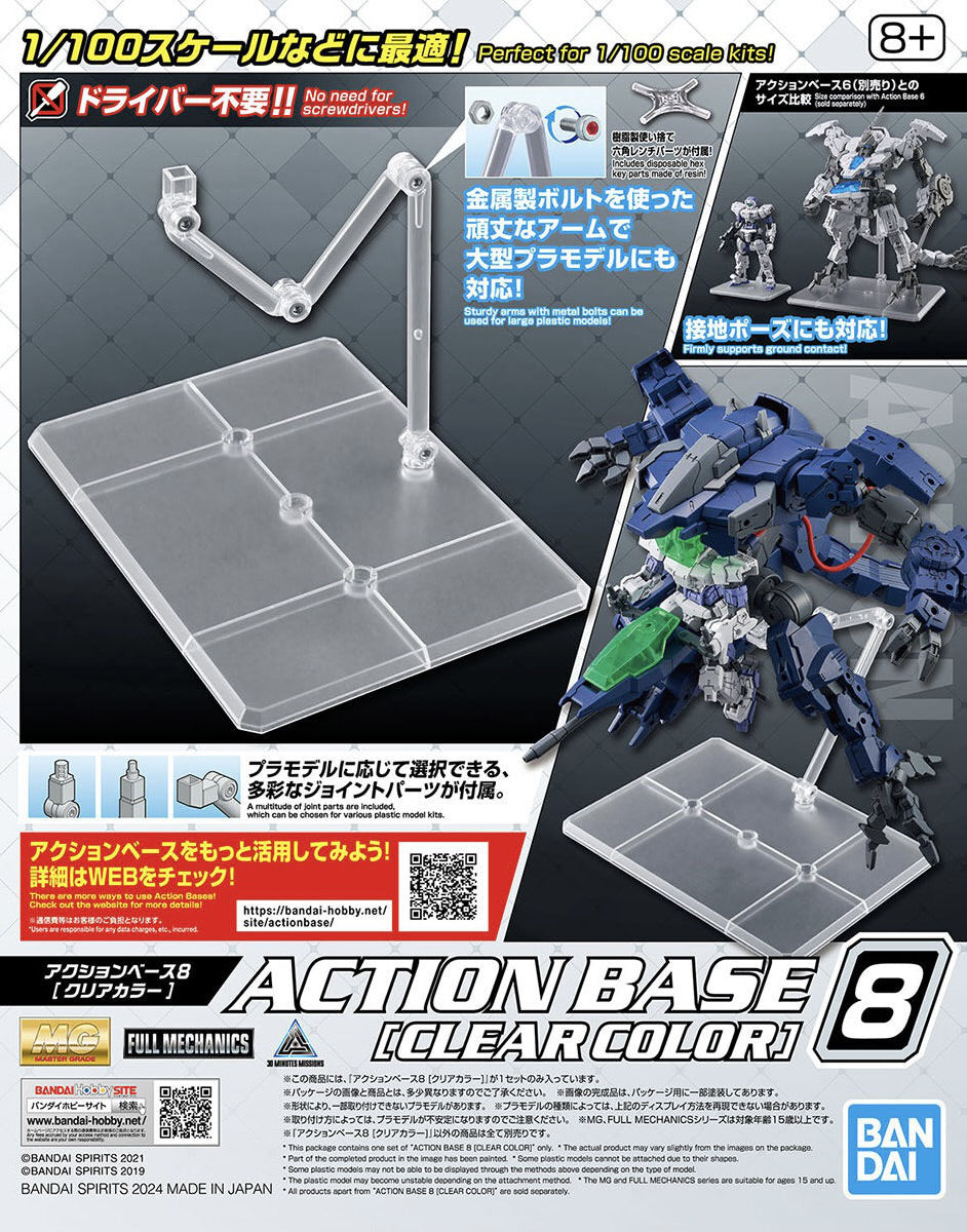 Action Base 8 Clear Model Kit
