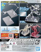Action Base 6 Clear with Mirror Stickers Set Model Kit