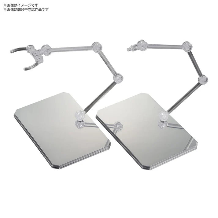 Action Base 6 Clear with Mirror Stickers Set Model Kit