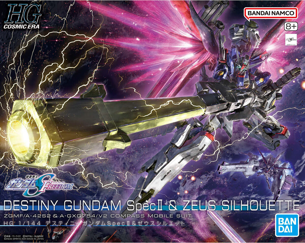1/144 HG Destiny Gundam Spec II & Zeus Sillouette Model Kit