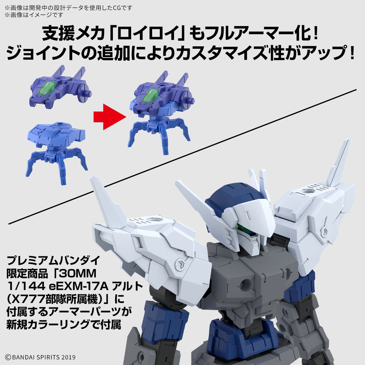 30MM eEXM-17FA Full Armor Alto 1/144 Model Kit