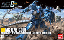 Load image into Gallery viewer, HGUC MS-07B Gouf Gundam 1/144 Model Kit