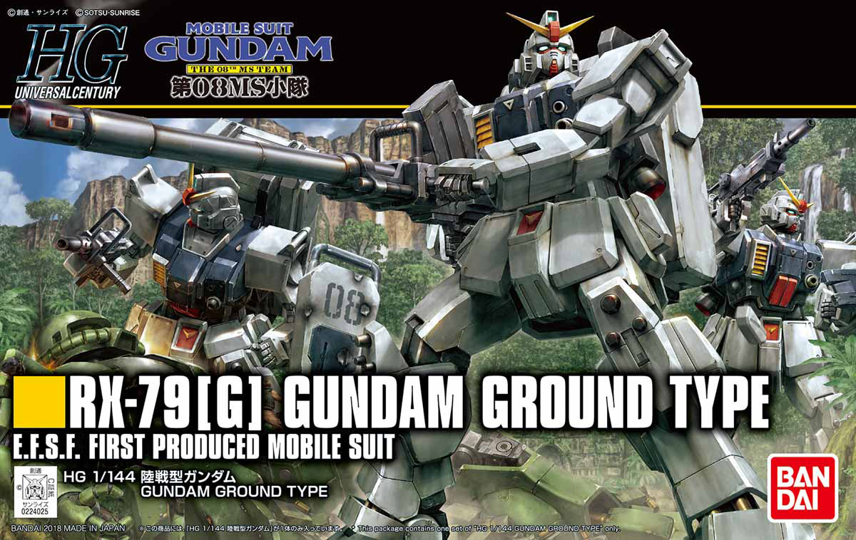 HG Gundam Ground Type 1/144 Model Kit