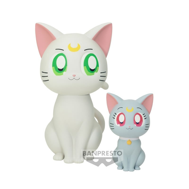 Sailor Moon Cosmos The Movie Sofvimates Artemis & Diana Banpresto