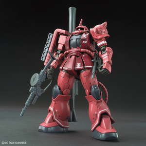 HG MS-06S Zaku II Red Comet Ver Mobile Suit 1/144 Model Kit