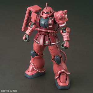 HG MS-06S Zaku II Red Comet Ver Mobile Suit 1/144 Model Kit