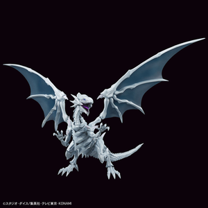 Kit de modèle yu-gi-oh dragon blanc amplifié standard aux yeux bleus