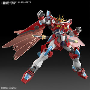 Kit de modèle Hg Shin Burning Gundam (gundam build métaverse) 1/144