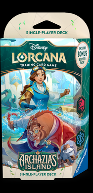 Disney Lorcana TCG: Archazia's Island Starter Deck Belle & Beast (Ruby & Sapphire)