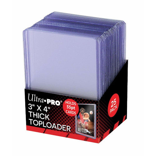 Ultra Pro Thick Clear Toploader 3"x4" Regular (25ct)