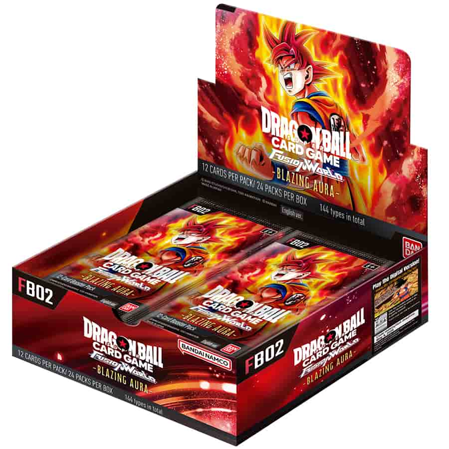 Dragon Ball Super Card Game Fusion World - Blazing Aura (FB02) Booster   Travelling Man UK