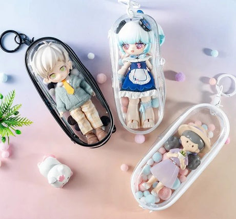 OB11 1/12 BJD Bag "Walk the Doll" Bag Black
