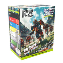 Load image into Gallery viewer, Green Stuff World Compatible Blood Bowl Bases 32mm With Skill Rings