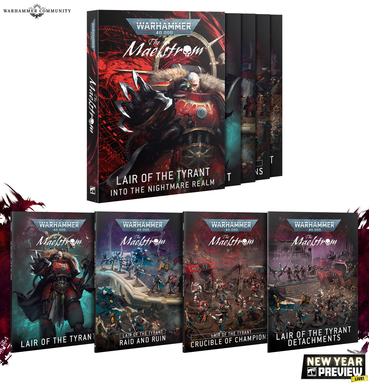 The Maelstrom: Lair of the Tyrant - Set of 4 Books