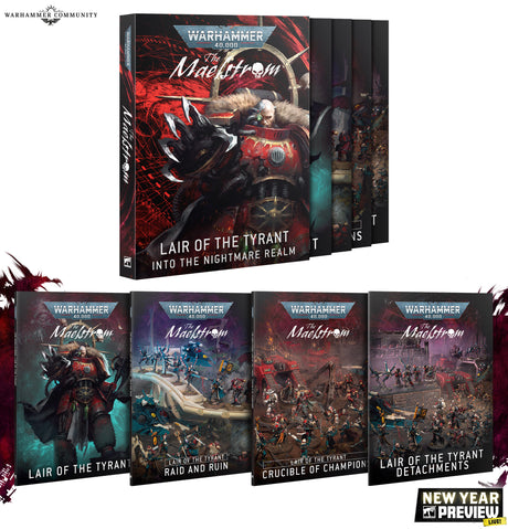 The Maelstrom: Lair of the Tyrant - Set of 4 Books (B-Grade)