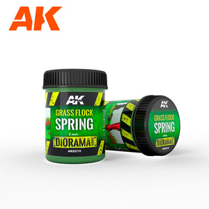 AK Interactive Grass Flock 2mm Spring