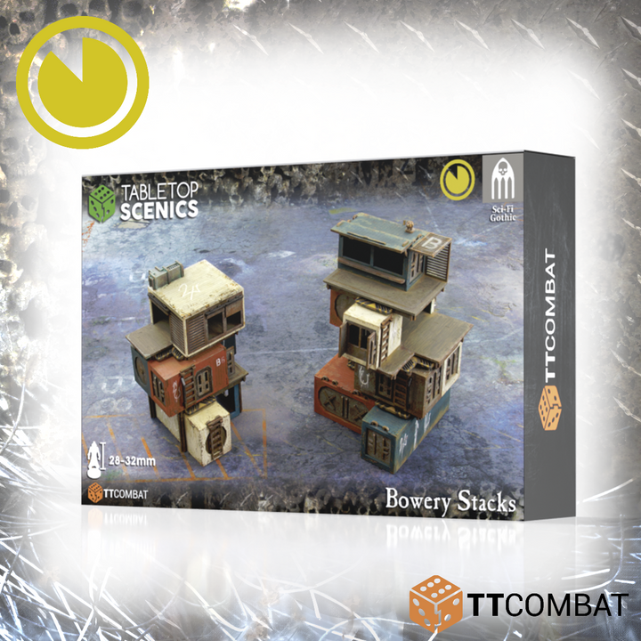 TTCombat Tabletop Scenics - Bowery Stacks