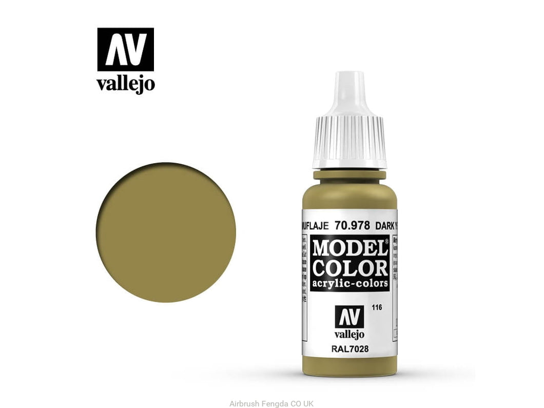 Vallejo Model Color - 70.978 Dark Yellow