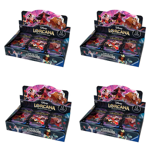 Disney Lorcana TCG: Rise of the Floodborn Sealed Case (Booster Box x4) Travelling Man UK Disney Lorcana TCG: Rise of the Floodborn Sealed Case (Booster Box x4) Travelling Man UK