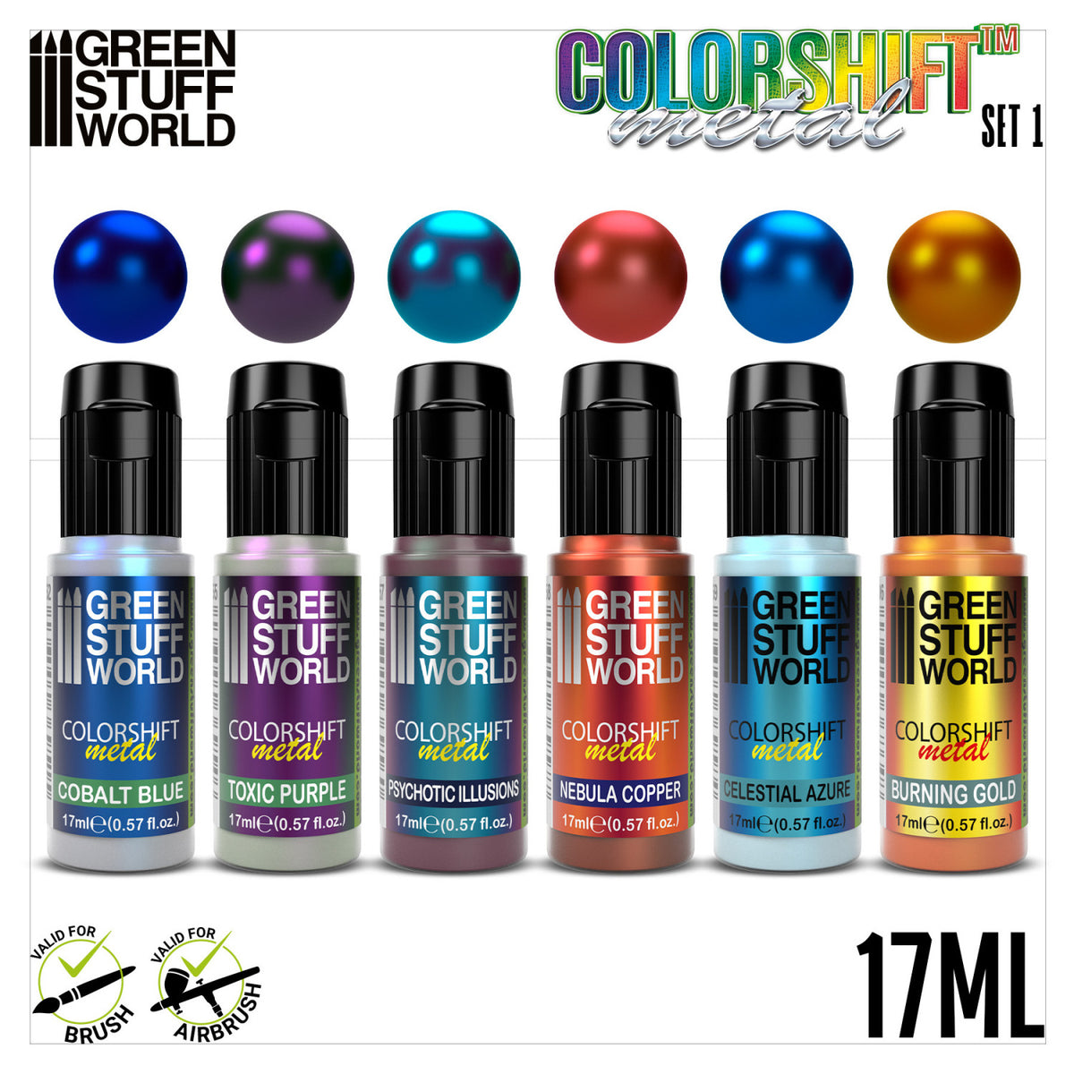 Green Stuff World Chameleon Acrylic Paint Set 1