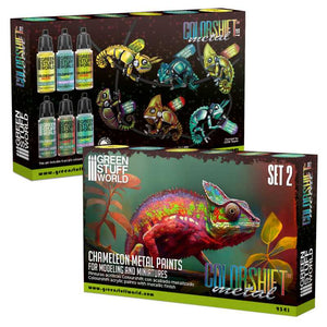 Green Stuff World Chameleon Metal Acrylic Paint Set 2