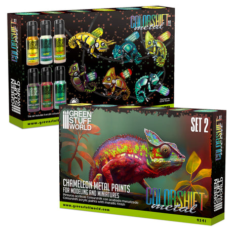 Green Stuff World Chameleon Acrylic Paint Set 2