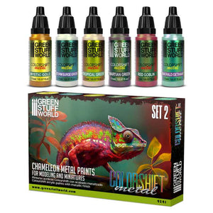 Green Stuff World Chameleon Acrylic Paint Set 2